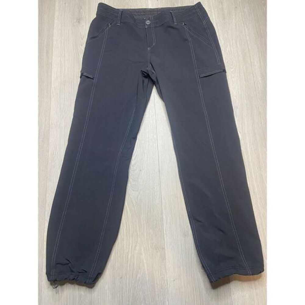 Kuhl Pants Women 14 Short Gray Hiking Frost Softshell Nylon Stretch Outdoor‎